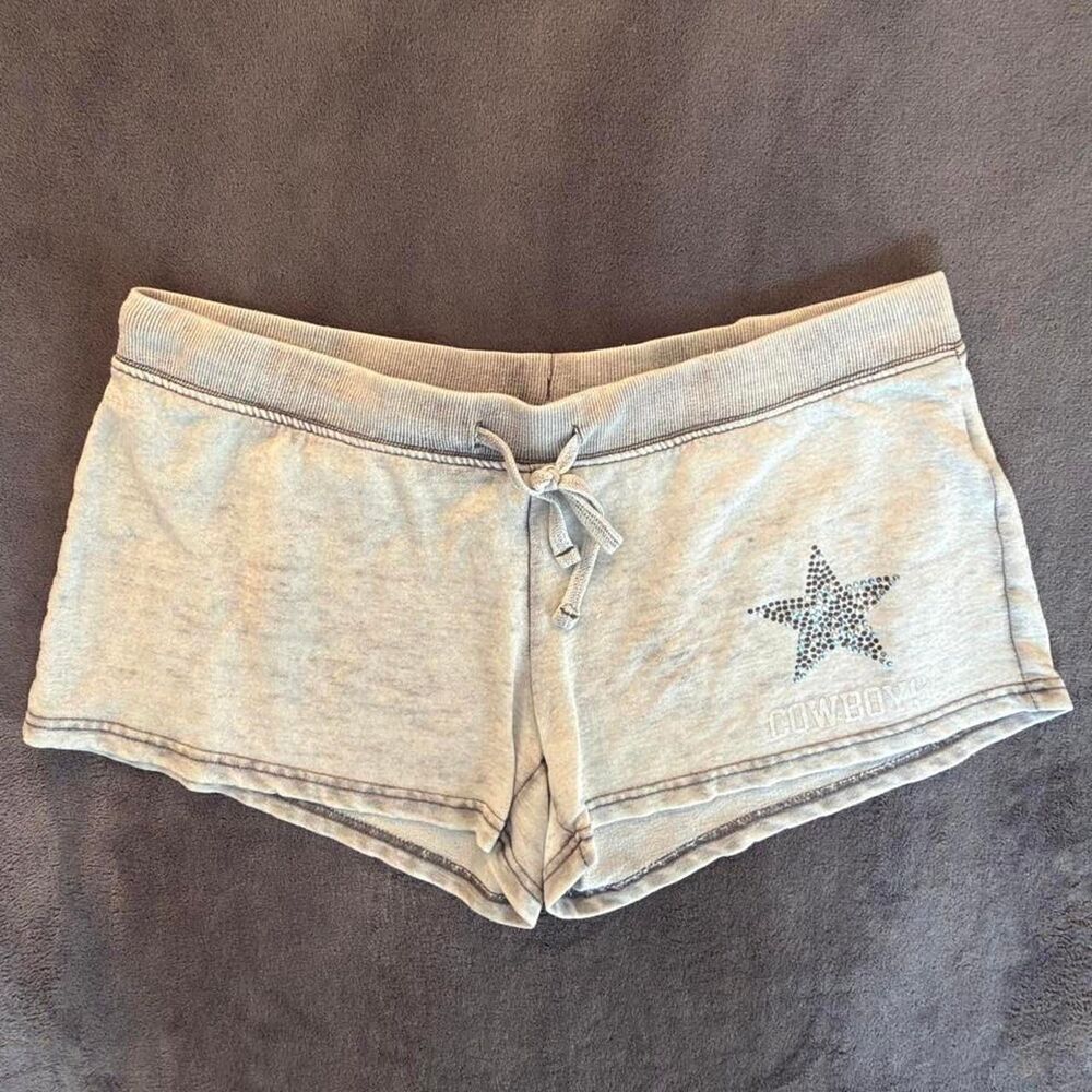 Unbranded Women's Grey and Blue Shorts